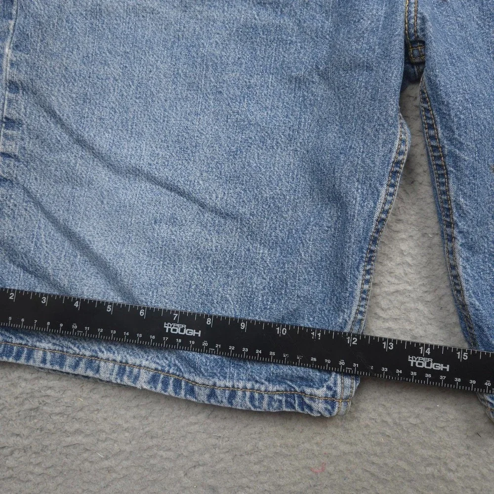 Levi's 569 Y2K Denim Shorts Mens W38 Loose Straight Blue Jean Jorts 2005